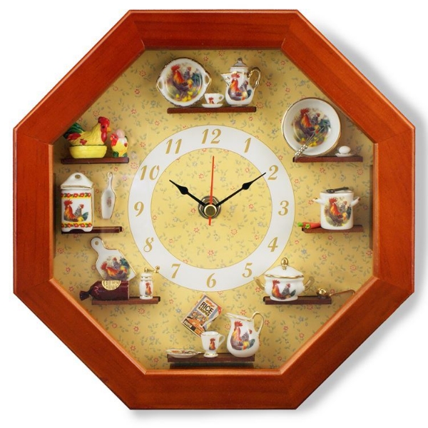 Picture of Wall clock "Rooster"
