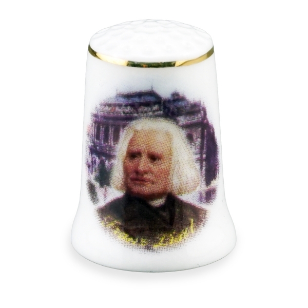 Picture of Thimble Porcelain "Franz Liszt"