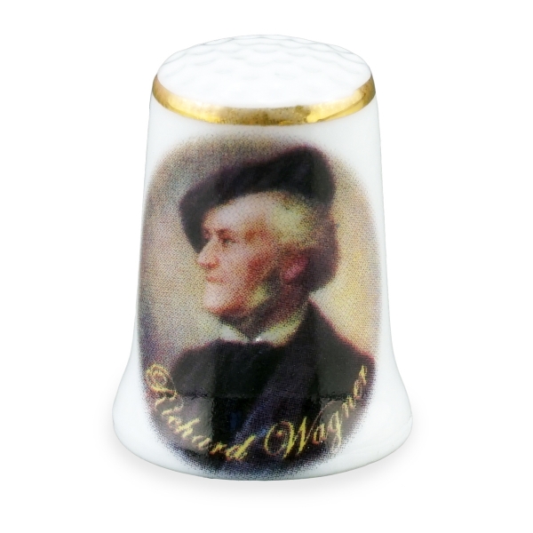 Picture of Thimble Porcelain "Richard Wagner"