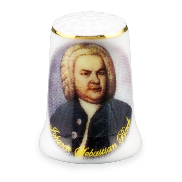 Picture of Thimble Porcelain "Johann Sebastian Bach"