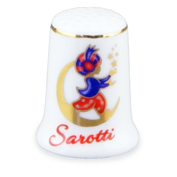 Picture of Thimble Porcelain "Sarotti Logo"