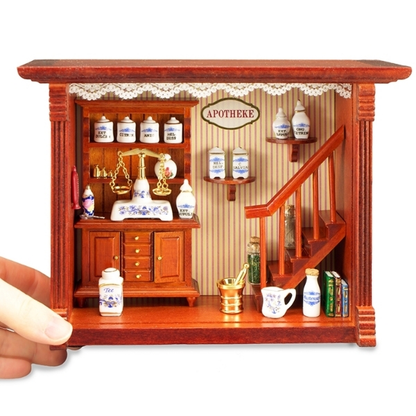 Bild von kleines Wandbild Apotheke mit Treppe