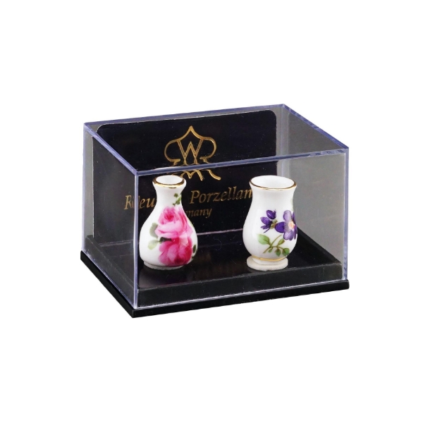 Picture of Two floor Vases - Flower Design