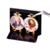 Bild von 2 Wandteller mit Ständer - Dekor Mozart und Bach
