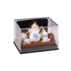 Picture of Coffeeset on wooden Tray - Design Forget-me-not