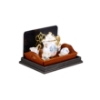 Picture of Coffeeset on wooden Tray - Design Forget-me-not