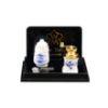 Picture of Coffee Grinder and Storage Box - Blue Onion Gold Design