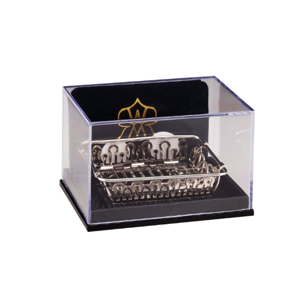 Bild von Abtropfkorb / Geschirrkorb aus Metall silber