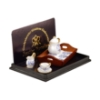 Picture of Tray with Tea Set - Blue Onion Gold Design