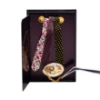 Bild von Krawattenhalter mit 3 Krawatten, Brille und Taschenuhr