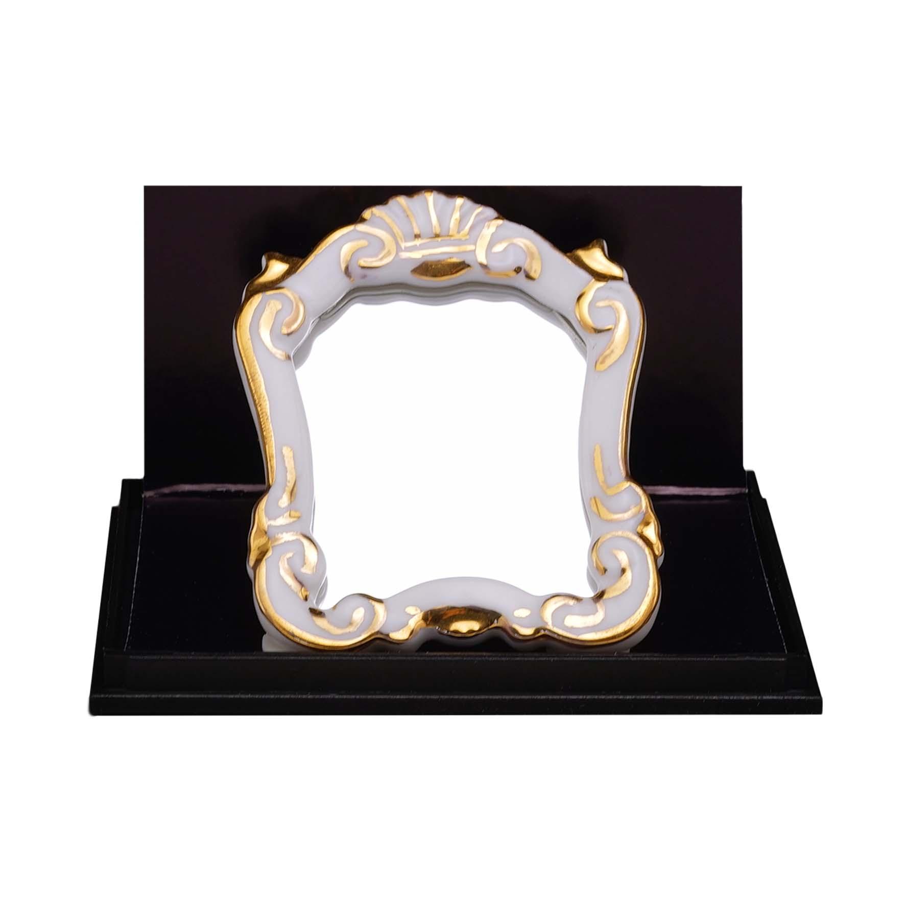 Onlineshop der Reutter Miniaturen GmbH.Baroque Mirror with Gold ...