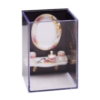 Picture of Bathset with Oval Mirror, Brush and Toothbrush cup - Dresdner Rose Design