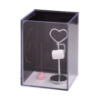 Bild von Toilettenpapierhalter in Herzform mit Pinkem Pömpel