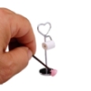 Picture of Toilet paper holder - Heart shaped with pink plunger