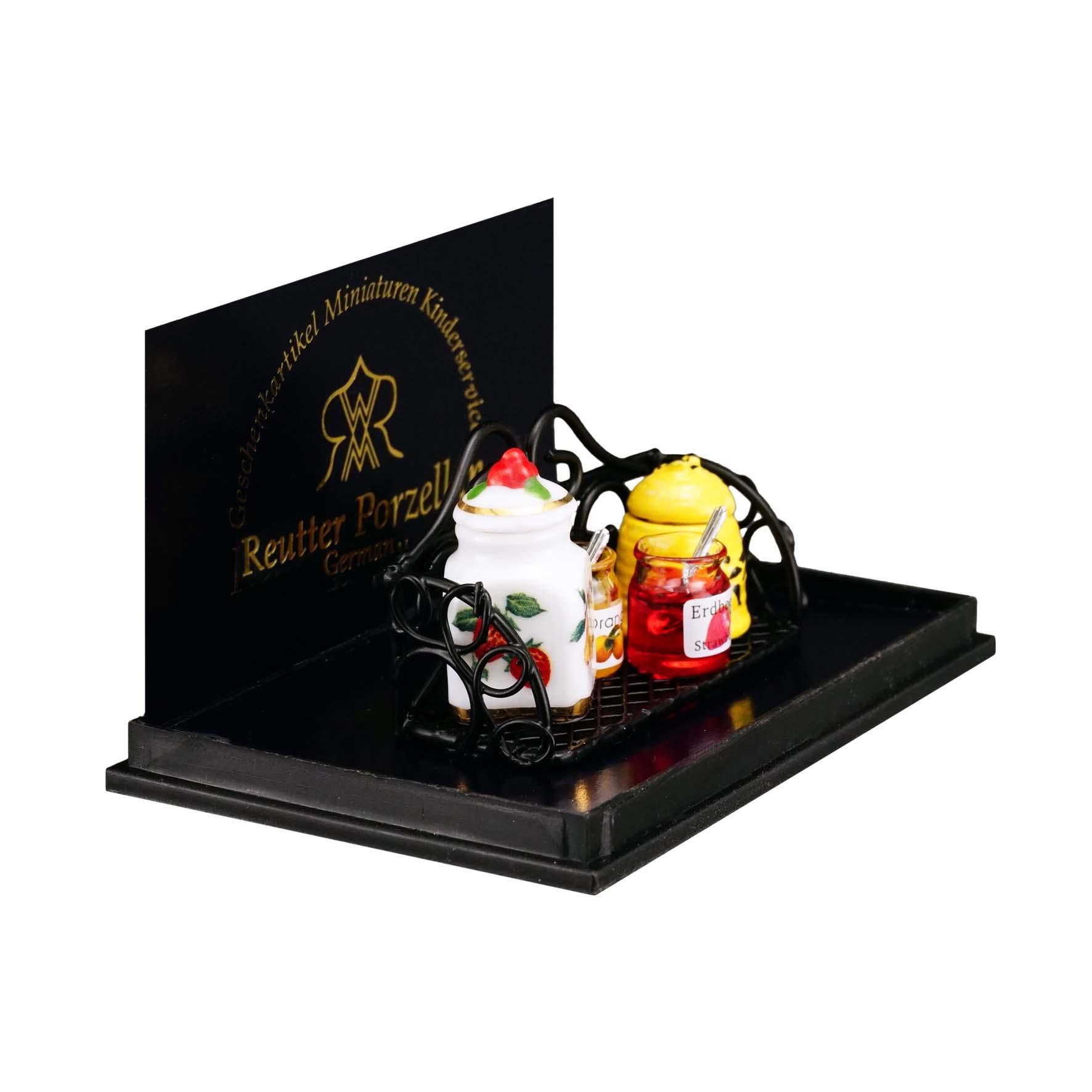 Onlineshop der Reutter Miniaturen GmbH.Kitchen Rack with Jam,Honey and ...