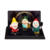 Picture of Garden Gnomes with Lamp and Shovel in Green, Red and Yellow