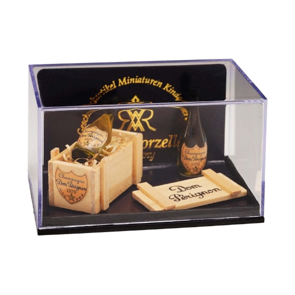 Picture of Dom Perignon Champagne in Wooden Box
