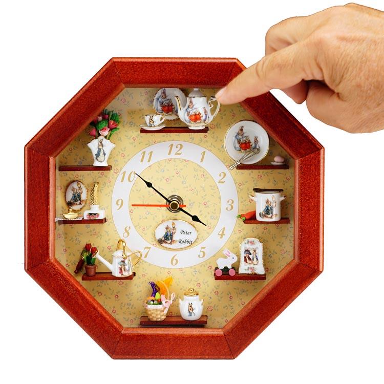Onlineshop der Reutter Miniaturen GmbH.Wall Clock Beatrix Potter