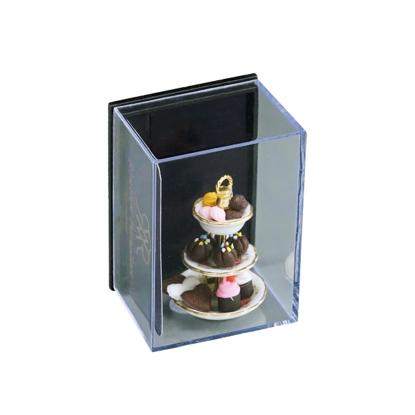 Picture of 3-Tier Cake Stand filled with different confectionery