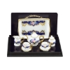Picture of Tea-Set "Baronesse" - Royal Blue Design