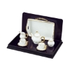 Picture of Tea-Set "Baronesse" - White/Gold Design