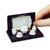 Picture of Tea-Set "Baronesse" - White/Gold Design