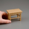 Bild von Arbeitstisch aus Holz