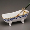 Picture of Bathtub - Blue Bow Design