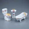 Picture of Bathroom Set 3 Pcs - Dresden Rose Design