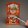 Picture of Bar Cabinet decorated with Liquor