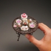 Picture of Big Garden table Metal decorated with Rosecake - Rose Design
