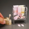 Picture of Towel Stand Silver decorated