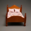 Picture of Wooden Bed with Matress