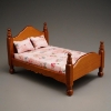 Picture of Wooden Bed with Matress