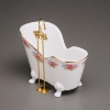 Picture of Sitting Bathtub - Dresden Rose Design