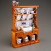 Picture of Kitchen Sink Cabinet - Blue Onion Gold Design