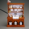 Picture of Kitchen Sink Cabinet - Blue Onion Gold Design