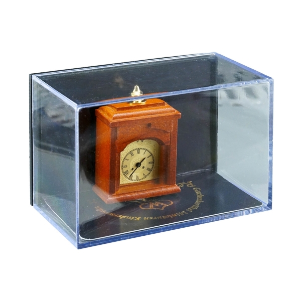 Picture of Clock made from Wood working with Batteries in Miniature