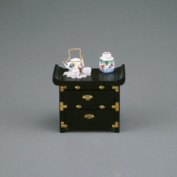Picture of Japanese Side Table - decorated