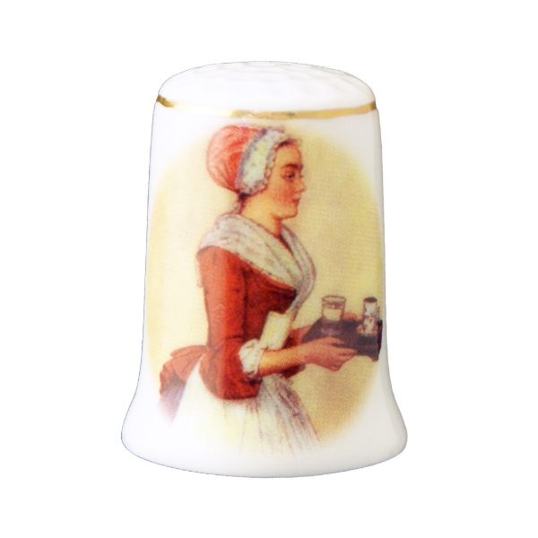 Picture of Thimble Porcelain "The Chocolate Girl"