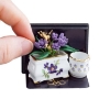 Picture of Flowerbox with purple Flowers