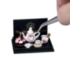 Bild von Kleine Teezeit mit Kuchen - Dekor "Rosenband"