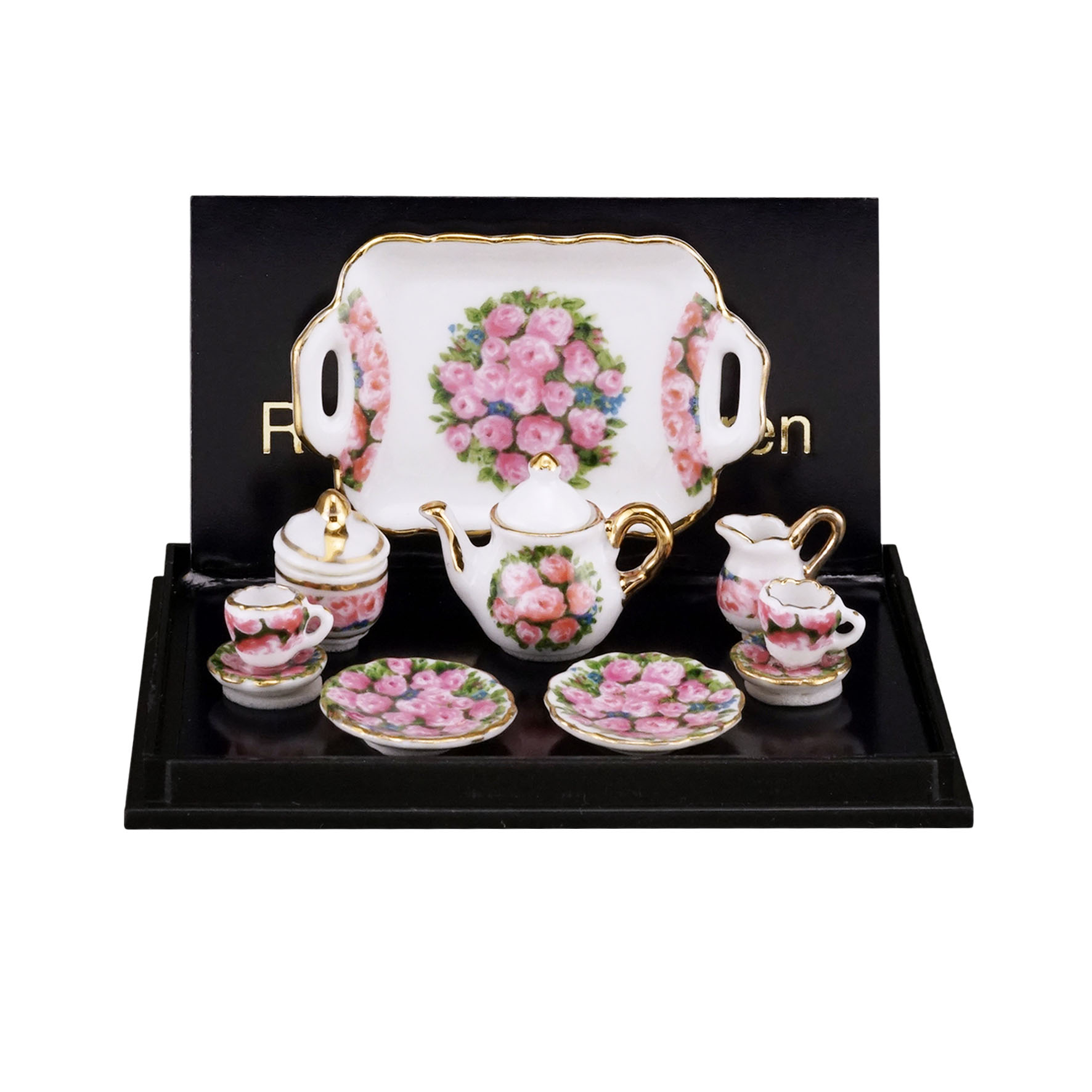 der Reutter Miniaturen GmbH.Coffee Set with tray design