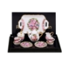 Picture of Coffee Set with tray - design "Roses"