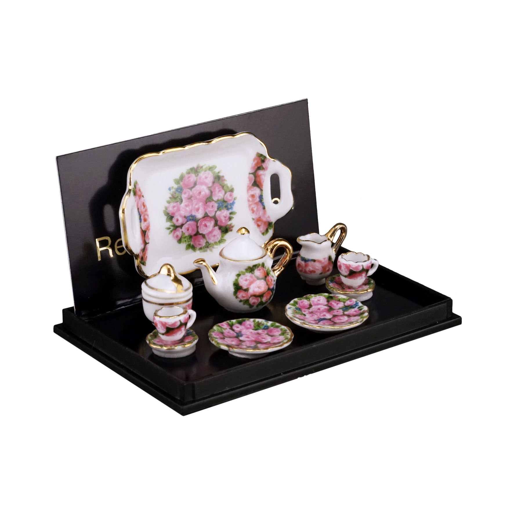 der Reutter Miniaturen GmbH.Coffee Set with tray design