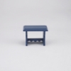 Picture of Blue little side table wooden - empty