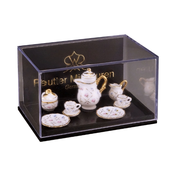 Picture of Coffee Set 2 Persons - Design "Gold Checker"