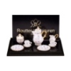 Picture of Coffee Set 2 Persons - Design "Gold Checker"