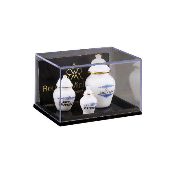 Bild von 3 Apotheker Dosen mit Deckel in verschiedene Größen