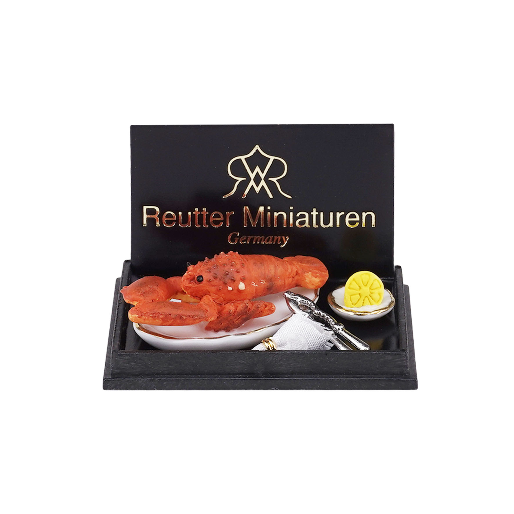 Onlineshop der Reutter Miniaturen GmbH.Lobster Dinner with Lemon